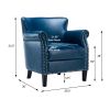 Hadley Navy Blue Club Chair