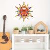 3D Sun Wall Hanging Art, Metal
