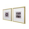 Grace Purple Agate Shadow Box Wall Art, 23.5' x 23.5", Set of 2