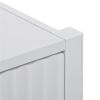 Sideboard Cabinet, U-Style Doors, Wood, 39.3'' x 21.6'' x 12.2'', White