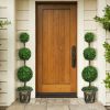 Artificial Topiary Triple Ball Tree Plant, 4 Ft. Tall