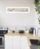 "Kitchen is the Heart of the Home" Wall Art Print, 33" x 9", White Frame
