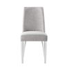 Taylor Chair With White Legs, Grey