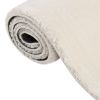 Shaggy Home Rug, 8' x 11', Cream White