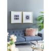 Grace Purple Agate Shadow Box Wall Art, 23.5' x 23.5", Set of 2