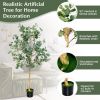 Artificial Eucalyptus Tree, 5.5 Ft.