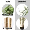 Artificial Bamboo Silk Tree with Decorative Planter, 5 Ft.