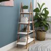 Oxford 'A' Frame Ladder Bookshelf, Bamboo