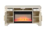 Jasmine TV Console With Electric Fireplace, Beige