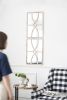 Rectangular Wooden Wall Mirrors, 15.7" x 22.1", Set of 2, White Wash Finish