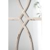 Rectangular Wooden Wall Mirrors, 15.7" x 22.1", Set of 2, White Wash Finish