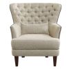 Traditional Luxury Accent Chair, Beige