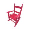 Wooden Children's Rocking Chair, Rose Red