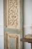 Wooden Rectangle Carved Decorative Wall Sculpture, 14" x 78.5"