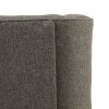 Modern Wing-Style Lounge Chair, Star Based, 360 deg Swivel, Grey