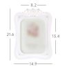 Rhinestone Resin Picture Frame, 4" x 6", White