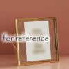 Geometric Glass Picture Frame, Gold