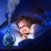 3D Fireworks Glass Aroma Oil Humidifier, 7 Color Led Night Light
