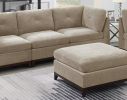 Modular Corner Wedge Sofa Chair, Camel