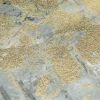 Gold Foil Abstract Canvas Wall Art, 15" x 35", Set of 3