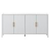 Sideboard Cabinet, U-Style Doors, Wood, 39.3'' x 21.6'' x 12.2'', White