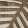 Birch Palm Panel Wall Decor, 32" x 16", 2 Piece Set, Two-Tone Wood
