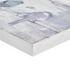 Hand Painted Perched Bird Wood Plank Panel Wall Decor, 30" x 12"