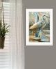"Marsh Herons I" Wall Art Print, 15" x 19", White Frame