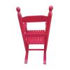 Wooden Children's Rocking Chair, Rose Red