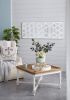Design Paring Arabesque Pattern Mirror, 23.6" x 59.4", Distressed White