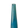 Decorative Glass Vases, 3-Piece Set, Blue/Bronze