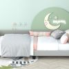 Upholstered Daybed, Mouse Ears Headboard, Twin Size, Gray