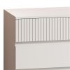 8-Drawer Storage Cabinet with Decorative Top Drawer, 47.29" x 37.8", White