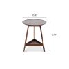 2-Tier Scandinavian Wood Side Table