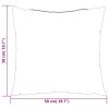 Fabric Throw Pillows, 19.7" x 19.7", Set of 4, Cream