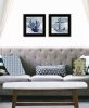 "Beach Coastal Collection" Wall Art Print, 2 Piece Set, 15" x 15", Black Frame