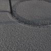 Soft Shaggy Area Rug, Washable, 63" x 90.6",  Anthracite