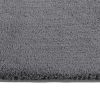 Soft Shaggy Area Rug, Washable, 63" x 90.6",  Anthracite