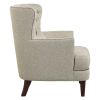 Traditional Luxury Accent Chair, Beige
