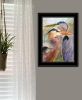 "Blue Heron Duet" Wall Art Print, 15" x 19", Black Frame