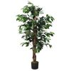 Artificial Ficus Silk Tree, 4 Ft. Tall