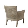 Diedra Cane Armchair with Fabric Seat