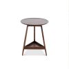 2-Tier Scandinavian Wood Side Table