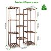 Multi-tiered Plant Stand, Wood, 34.25" x 11.6" x 47.44"