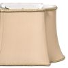 Slant Oblong Softback Lampshade, Beige