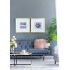Grace Purple Agate Shadow Box Wall Art, 23.5' x 23.5", Set of 2