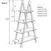 Oxford 'A' Frame Ladder Bookshelf, Bamboo