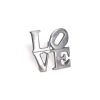 "Love" Word Sculpture Figurine, Aluminum
