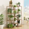 Multi-tiered Plant Stand, Wood, 34.25" x 11.6" x 47.44"