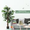 Artificial Ficus Silk Tree, 4 Ft. Tall